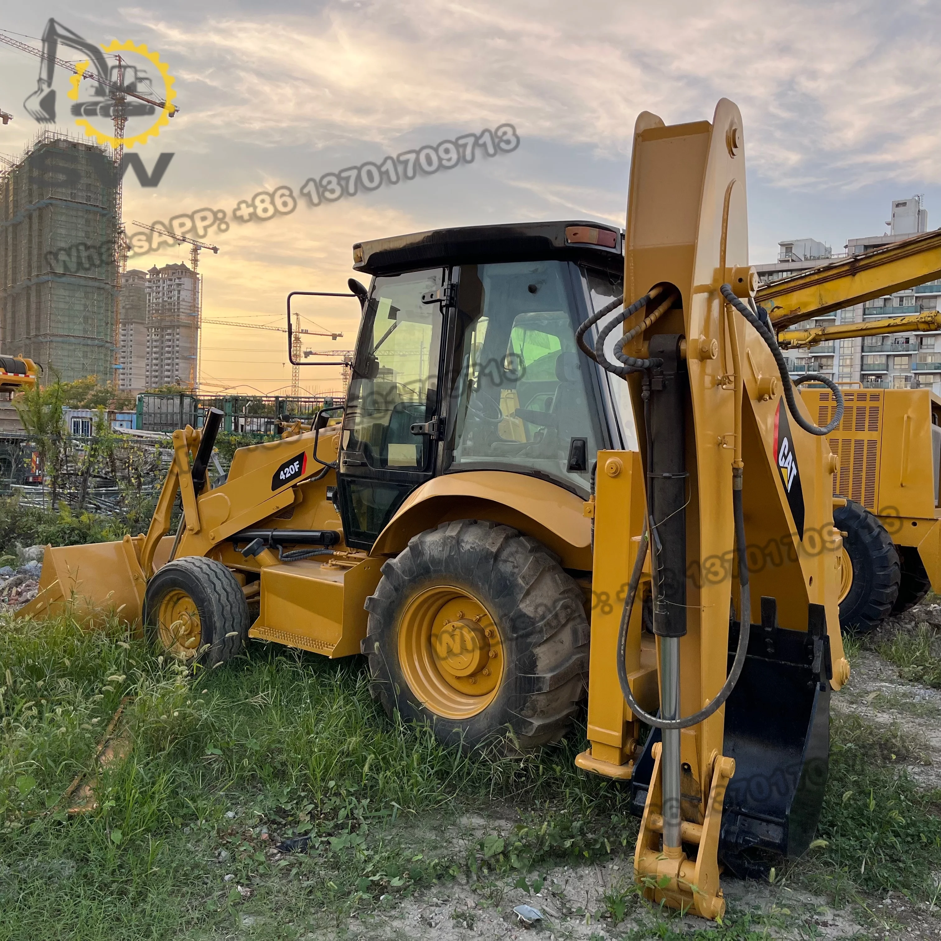 Used Caterpillar 420F Backhoe Loader in Good Condition,retroexcavadora ...
