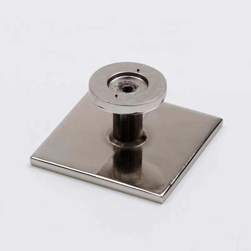 Satinado Cepillado Cuadrados Níquel Aleación De Zinc Del Cajón Del