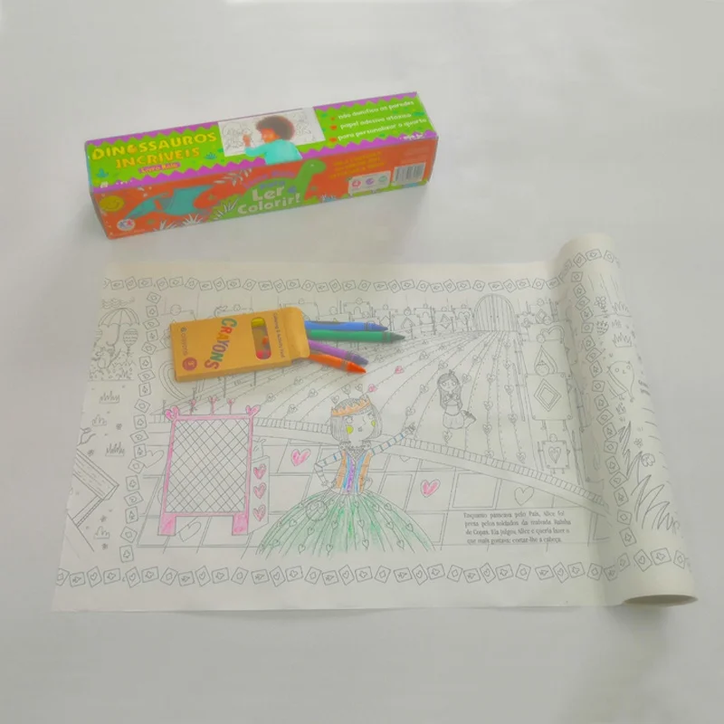 
Promotional drawing and painting paper beautiful scenery paper painting watercolor drawing paper roll 