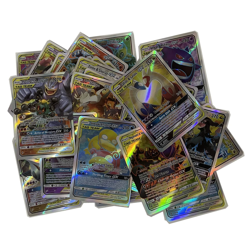 For Pokemon TCG 60 TAG TEAM GX Cards Pokemon Trading Card Game