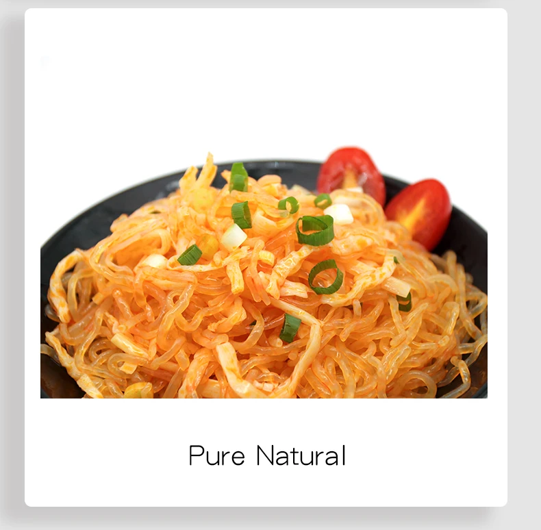 Low Calories Konjac Noodle Spicy Bamboo Shoots Taste Konjac Instant ...