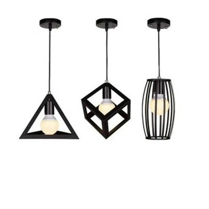 Modern America Design Industrial Decorative Chandeliers LED Creative Lighting Steel Hanging Light Pendant Lamp