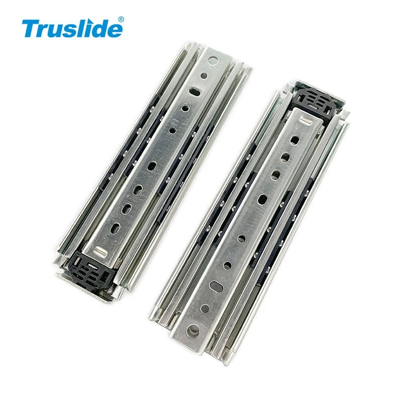 Th2076pt 76mm Customized Slide Rail 200kg Heavy Duty Drawer Slide 1500mm Long Heavy Duty Drawer