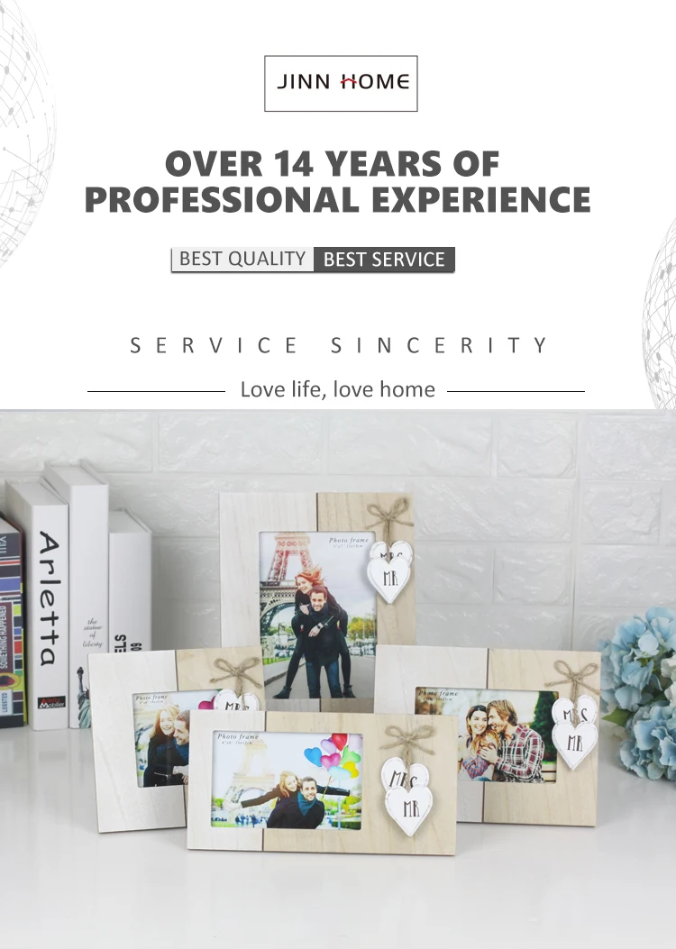 Lap Tray Art Wooden Photo Frame Picture Frame With Heart Shape Mr Right Mrshome Decor Wooden