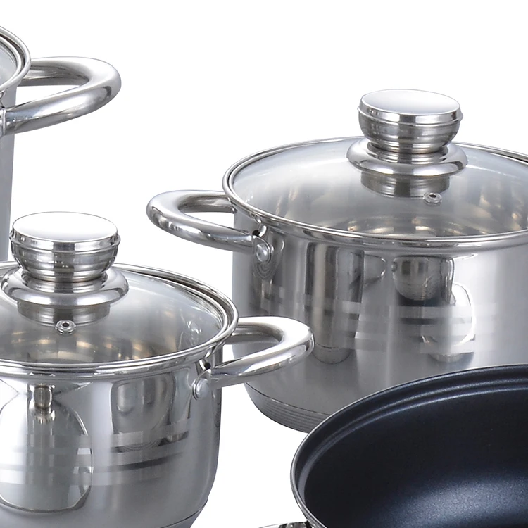 Cheapest Kitchen Chef Stainless Steel Restaurant Cookware Cooking Pot