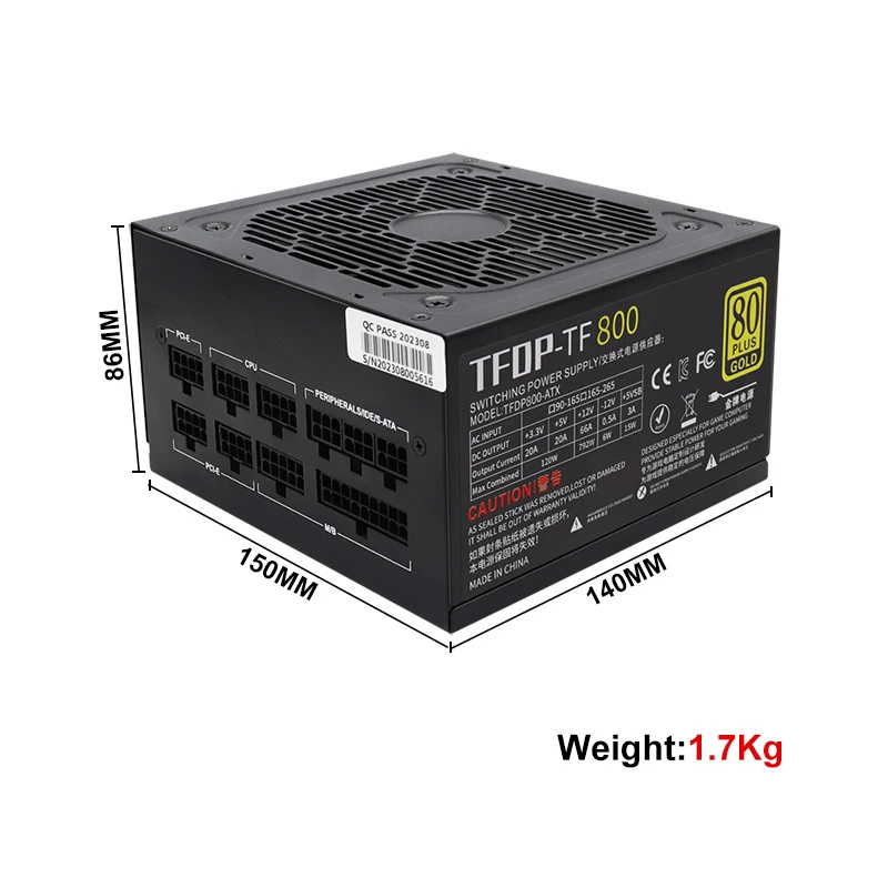 Wholesale 800w 80 Plus Psu Desktop Pc Power Source Computer Accessories