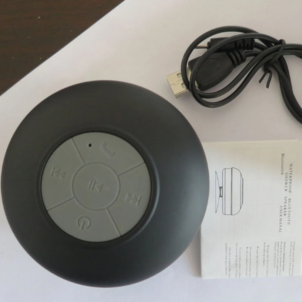 Newest trending BS06 products new arrivals handsfree phone holder mini portable sucker mushroom wireless speaker - ANKUX.COM