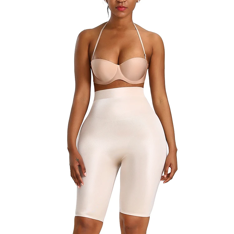 Good Quality Seamless High Rise Knee Length Womens Abdominal Tummy