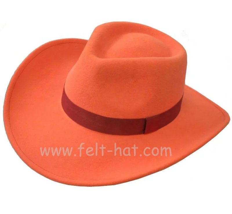 orange cowboy hat