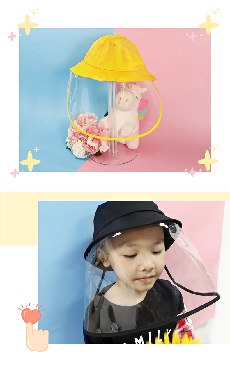 可爱的孩子防护帽子棉花鱼帽子保护斗帽子- Buy 保护斗帽子,儿童防护