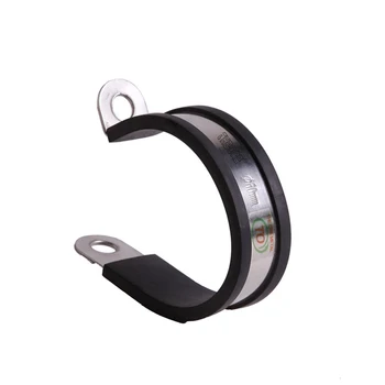 P Type Steel Cushioned Cable Clamp - Buy Cushioned Cable Clamp,Steel ...