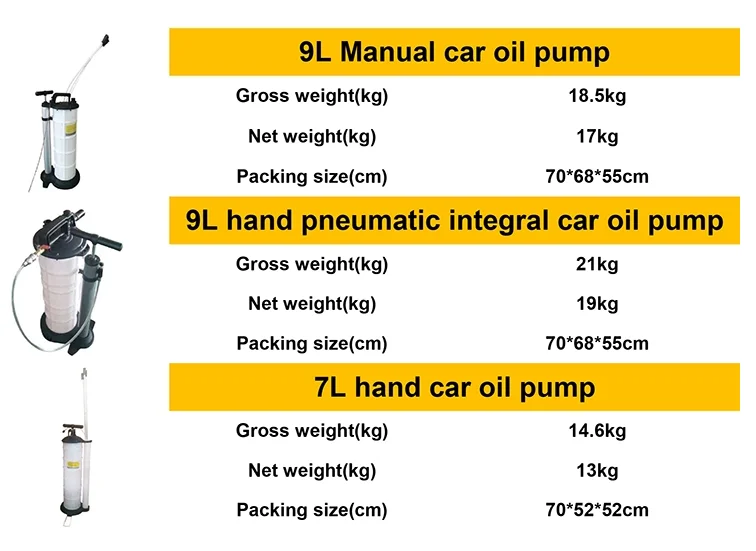 9l/7l Manual Car Oil Extractor Buy Pneumatic Oil Extractor,Engine Oil