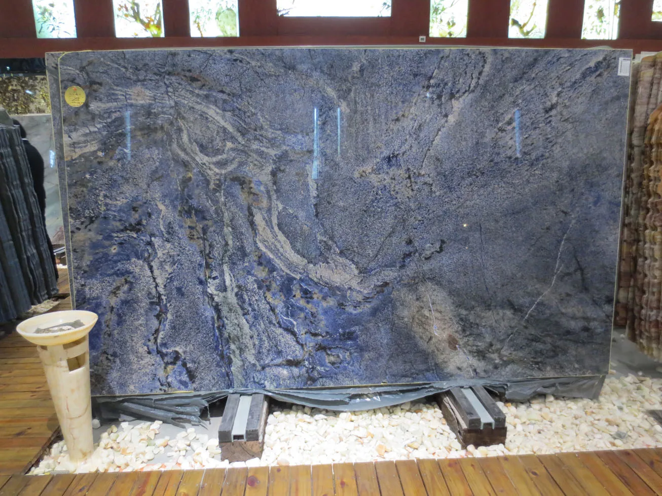 Brazilian Exotic Azul Bahia Granite Slab Buy Azul Bahia