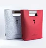 Recycled Material Felt Cover Case for Christian Bible Tote Carved Cross Holy Messenger File Carrying Bag Church Bible Study