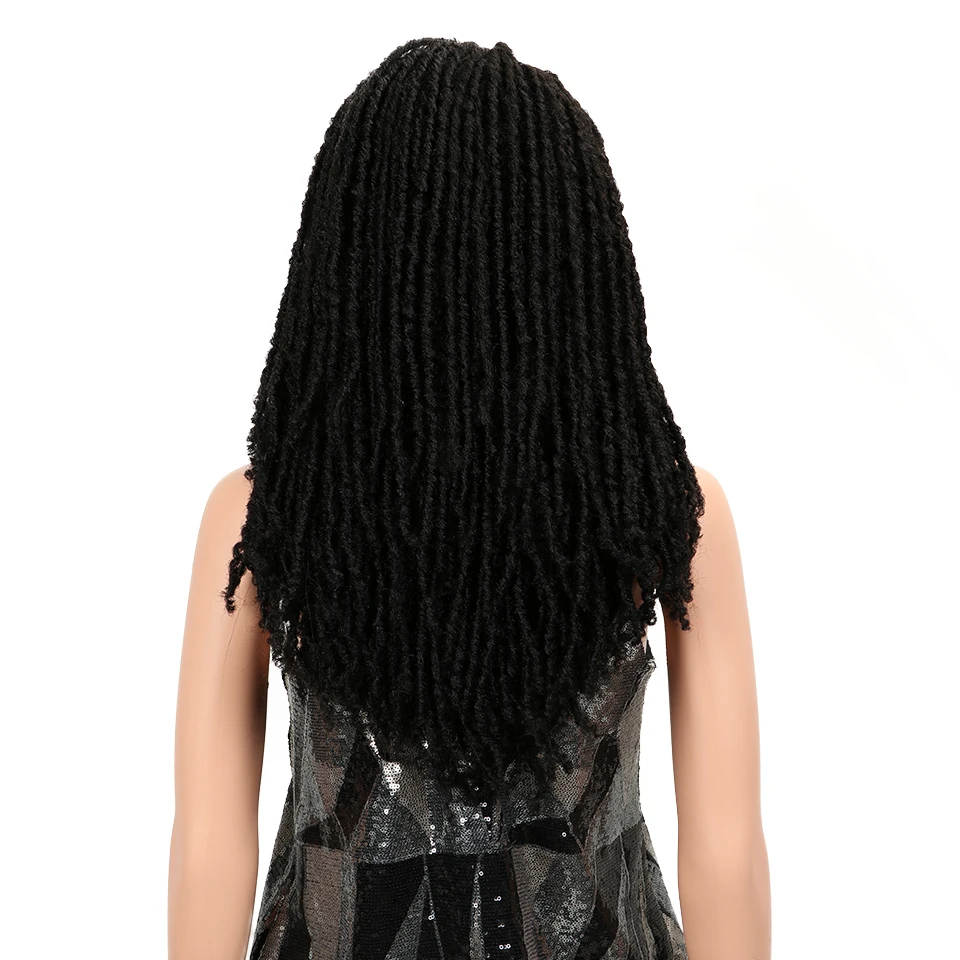 Magic Curl 22 Inch Synthetic Wigs Dreadlocks Braid Hair For Black Women