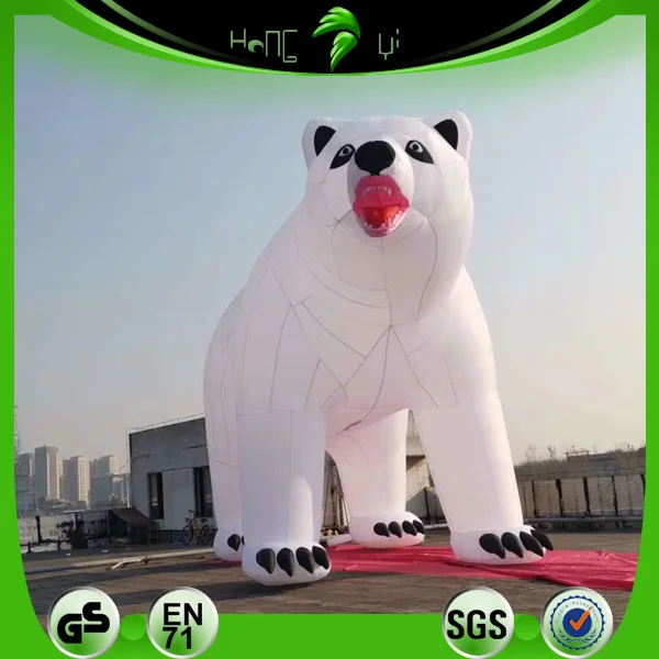 Hongyi Toys New Design Inflatable Customize White Pvc Giant Bear For ...