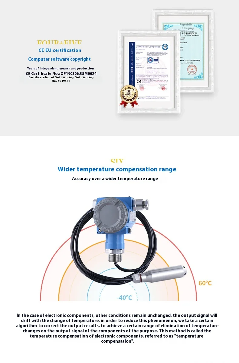 Oil Level Gauge Hydrostatic Water Level Sensor Explosion - Proof ...