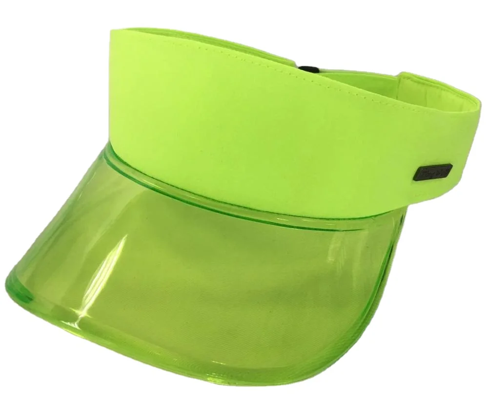 时尚夏季定制防紫外线塑胶运动遮阳板帽帽