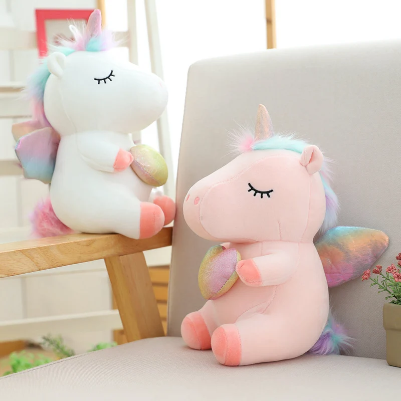 unicorn with wings stuffed animal