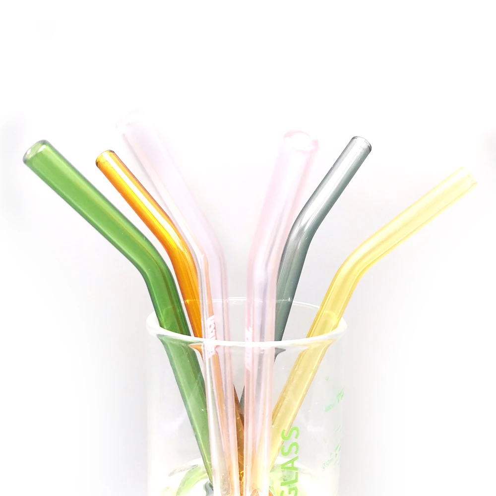 2020 New Product Popular Borosilicate Glass Straw And Glass Drinking