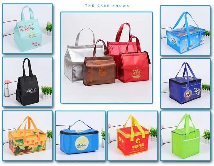 Custom Pizza Bag Lunch Insulated Bag With Insulated Cover Cooler Bag For Delivery