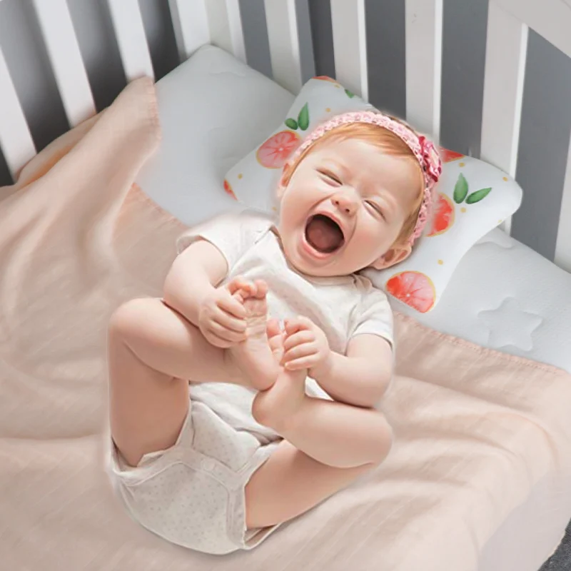 Prevent Flat Head Positioning Baby Side Pillow Memory Baby Body Pillow