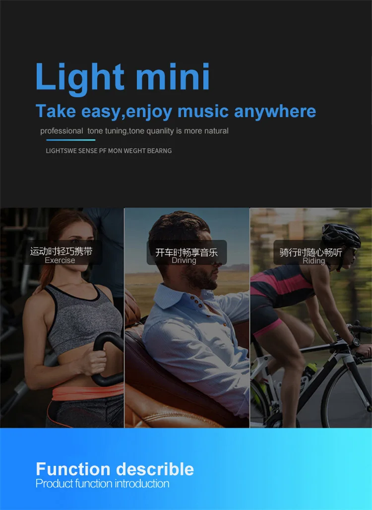 i9s tws bluetooth 5.0 headphones stereo earphone wireless earbuds with mobile phone - ANKUX.COM