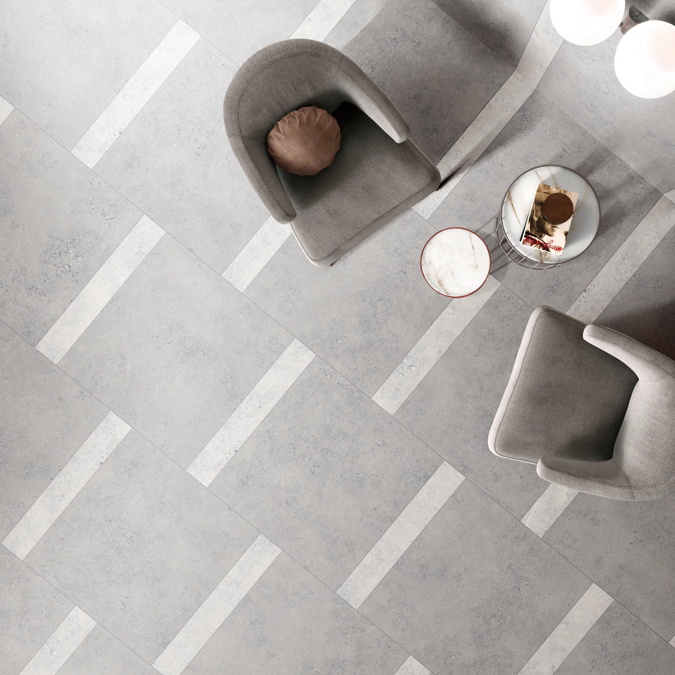 Outdoor Porcelain Homogeneous Tiles 60x60 Non Slip Matte Washroom Tiles