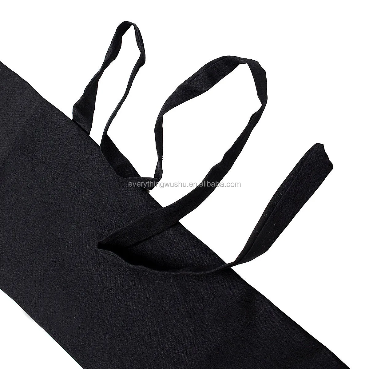 Black Bag for Japanese Samurai Swords Katana Cotton Outer Cover Large Long Size 1.3m Japan Sword Bag Soft Sheath