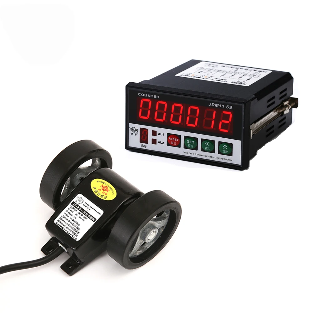 JDM11-6H Rückstellbare 0-999999 LED Anzeigefeld Digitale Zähler DC 24V