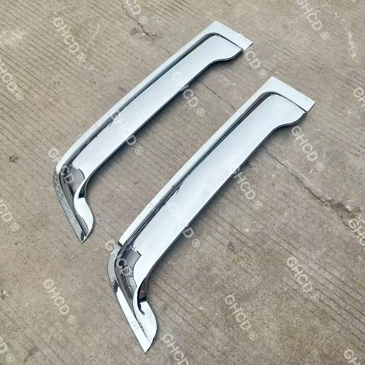 GHCD HIGH QUAITY/FACTORY PRICE CHROME-PLATED SUN VISOR for JAPANESE TRUCK ISUZU-GIGA/HINO/MITSUBISHI/NISSAN factory