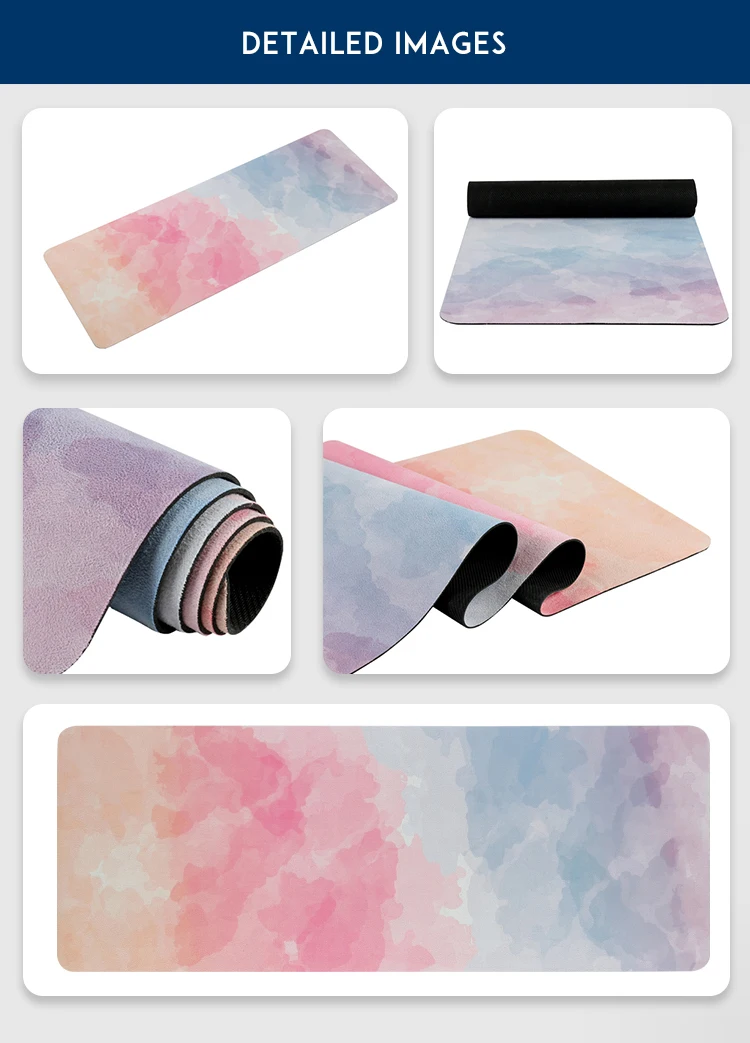 Suede Yoga Mat Non Slip Photo Print Yoga Mat And Yoga Mat Backpack