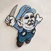 Hats Free In Stock Iron-on Backing Indian Patch Custom Die Cut Embroidered Chinese Embroidery Patches
