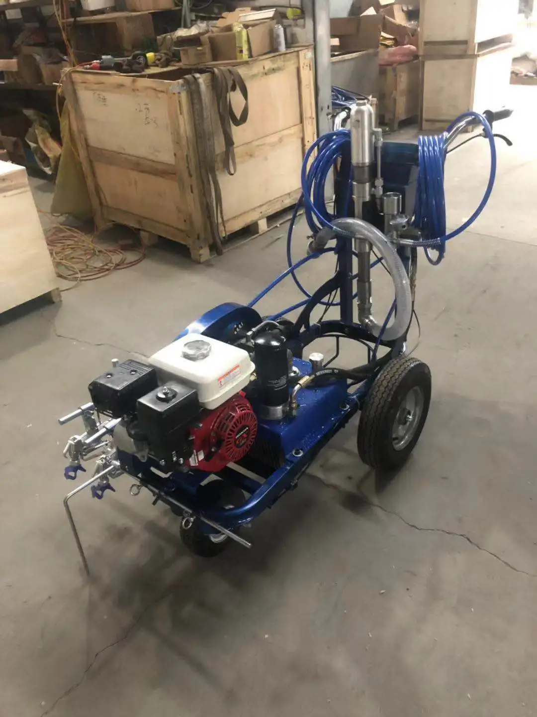 Hand Push Airless Cold Paint Road Marking Machine Sale In Peru Buy