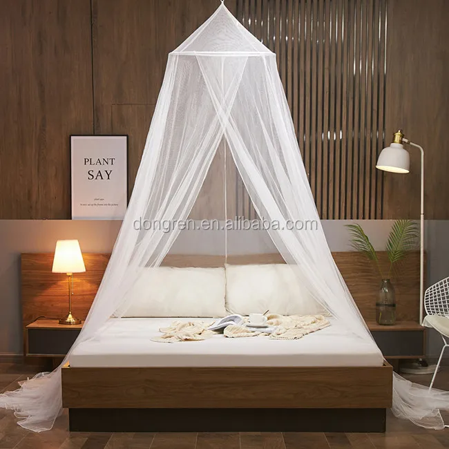 White Bed Netting Mosquito Net Queen Size Bedding Portable Wedding Decoration 