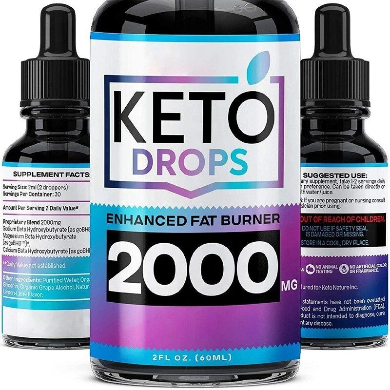 Private Label Appetite Suppressants Ketone Drops Liquid Keto Diet Drops