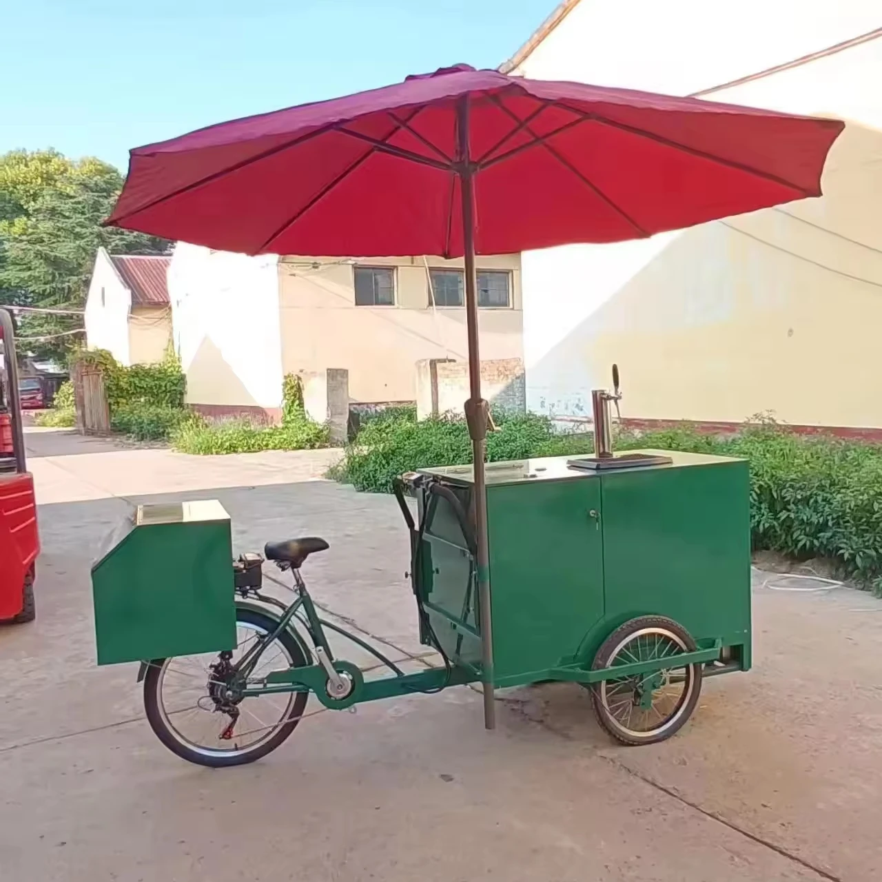 High Quality Chinese Factory Beer Party Bike Electric Pedal Pub Beer Bike  Food Cart in Stock supplier