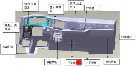 DZ15221161142  The o<i></i>ntology   SHACMAN  L3000  Bridge instrument panel