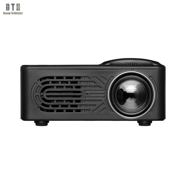 
2019 technology black gift home theater SD USB mini android mobile phone projector 814 