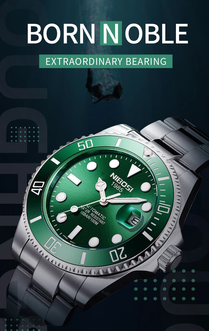 nibosi automatic watch