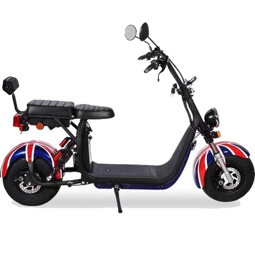 5000w Dual Motor Electric Scooter Long Range 11inch Offroad Fat Tire