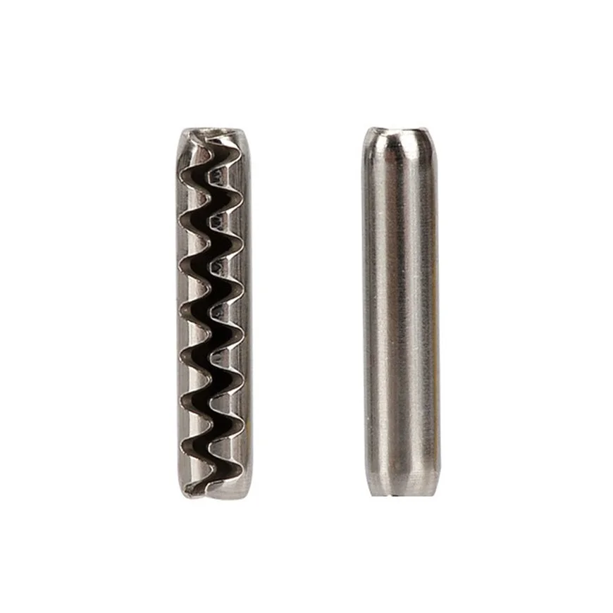 Stainless Steel Toothed Slotted Spring Pin Jisb2808 Buy Tooth Type