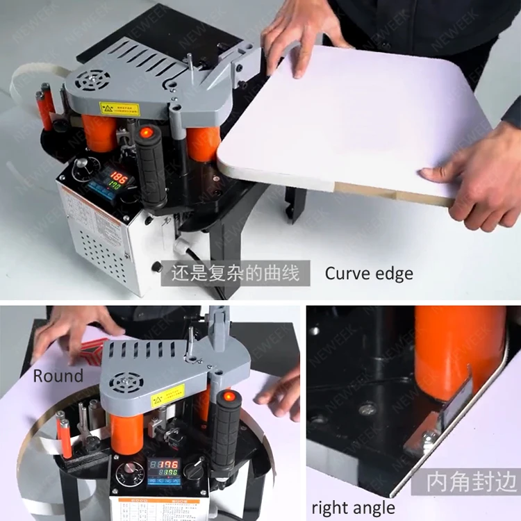 manual wood-based panel small 45 degree edge banding machine edge bander