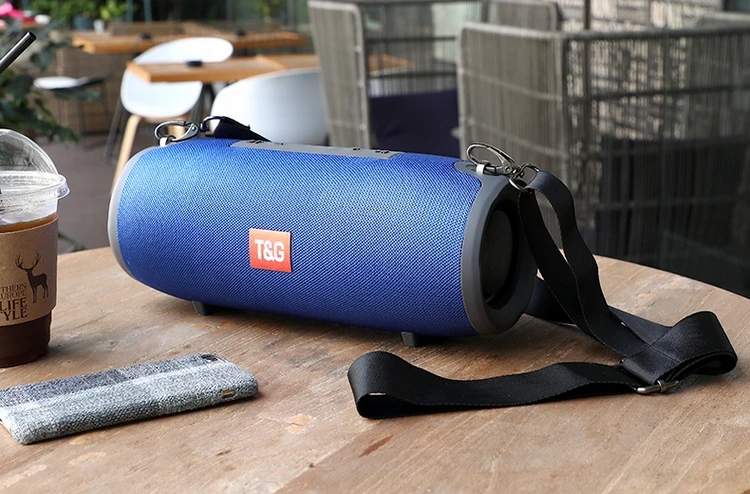 TG-118 wireless speaker Fabric 10w OEM UsB and TF card reader Hands-free built-in Battery Aux input FM Radio Usb input - ANKUX.COM