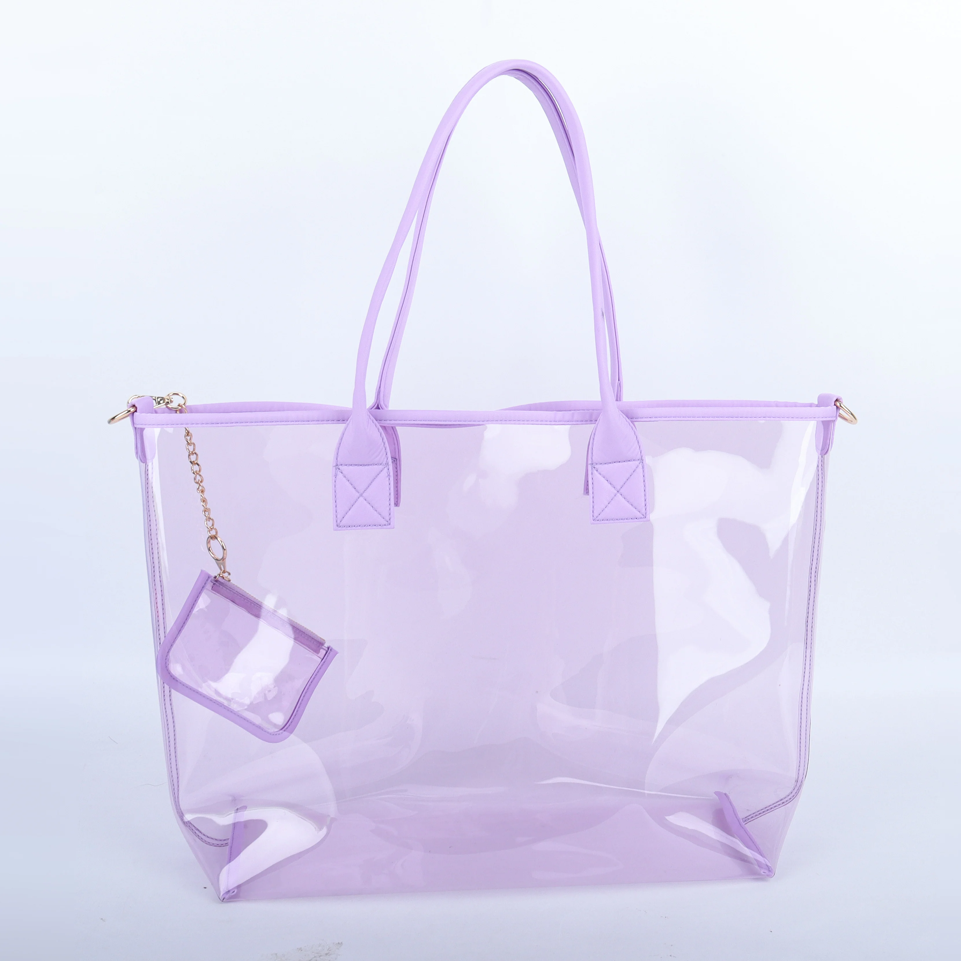 Clear purple purse online