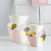Handmade art paper vase for flower mate custom paper bag for flower