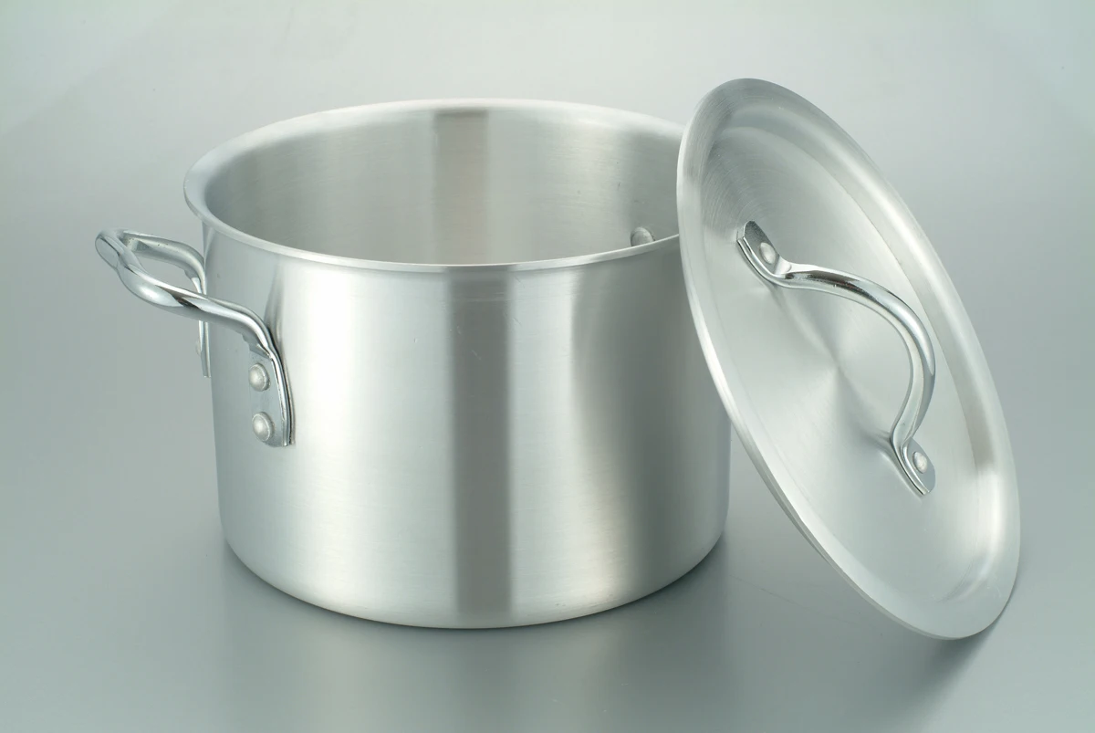 with lid commercial cooking pots aluminium