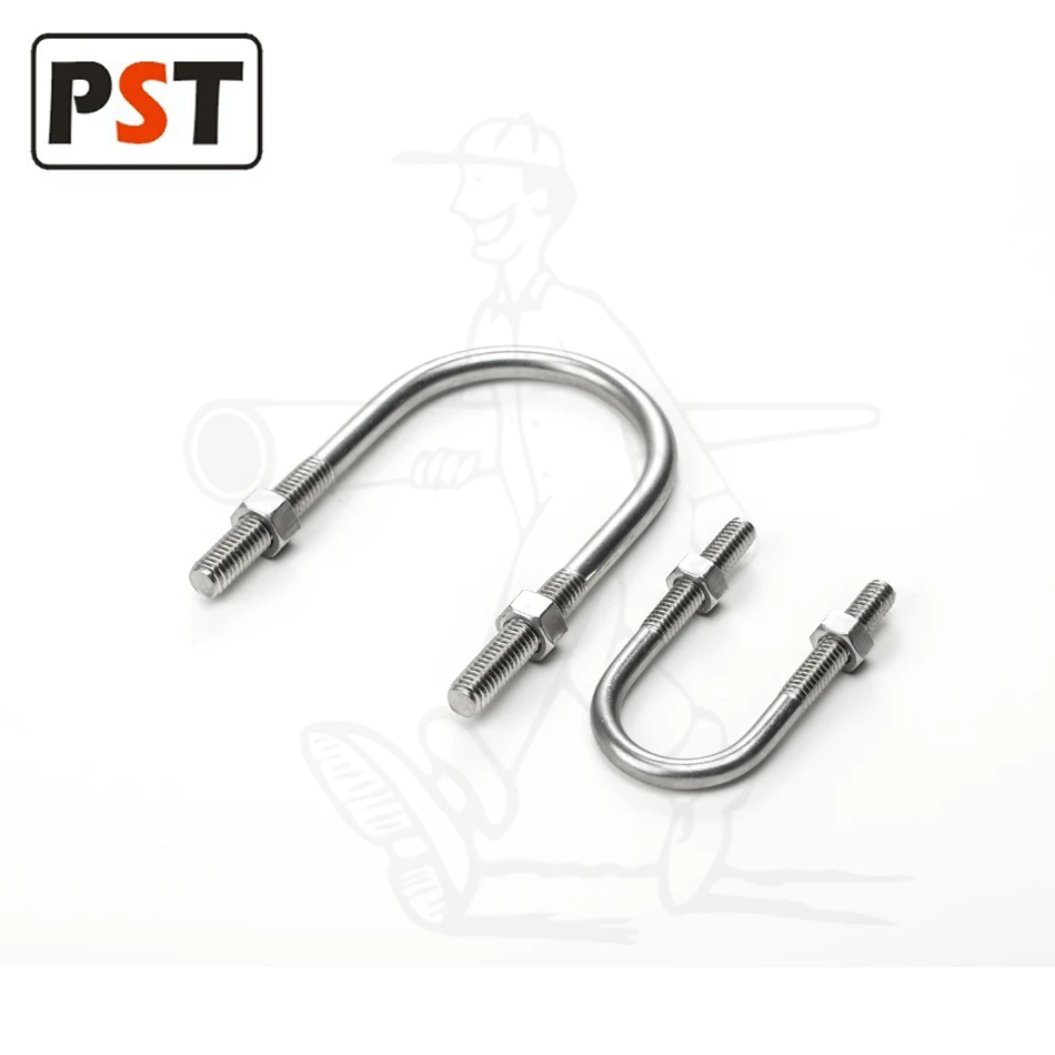 Standard Galvanized Steel Round Bend Support U Bolts With Nut Buy U