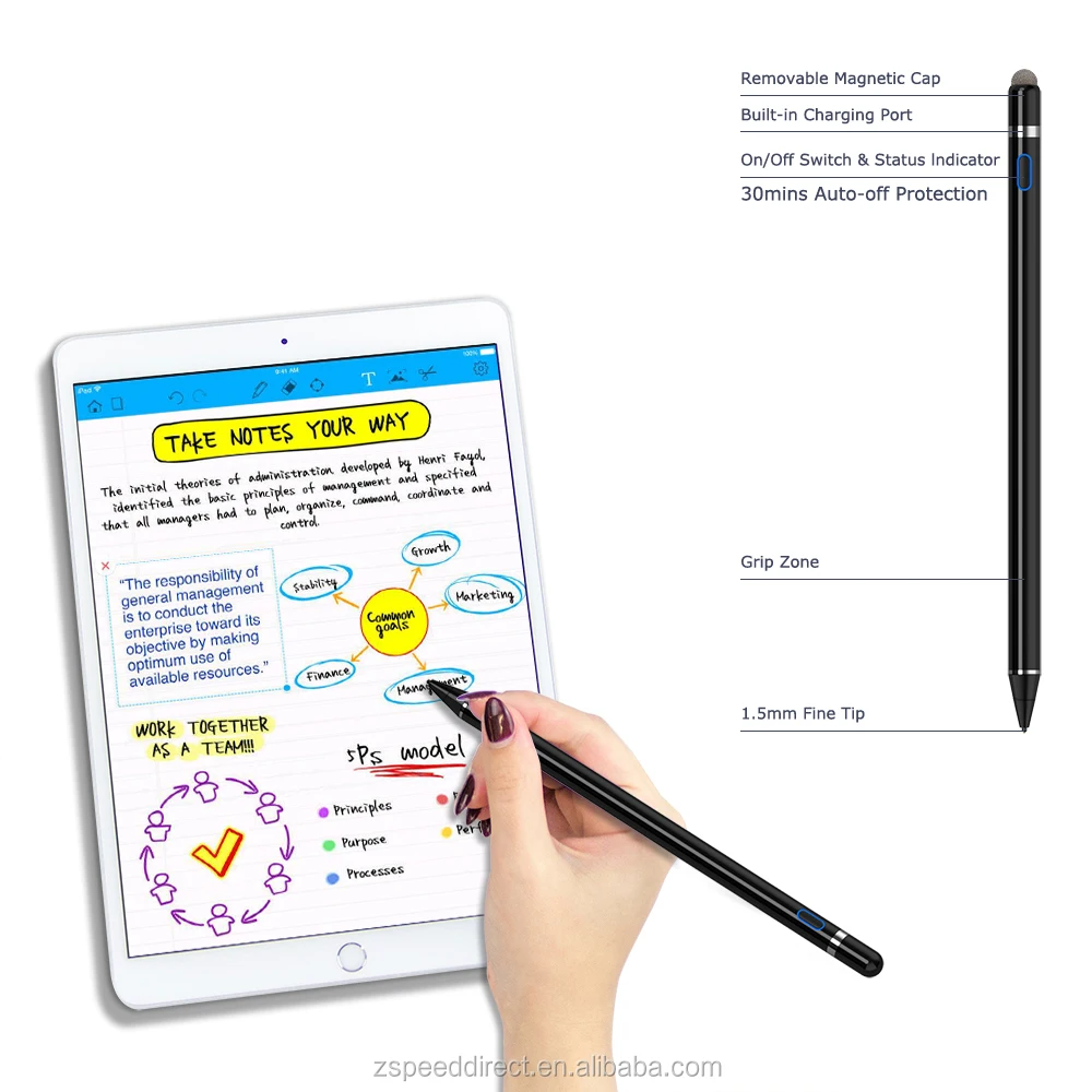 Smart Universal Active Pencil Touch Stylus Pen With Usb For 