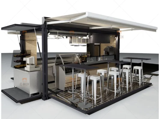 Hot Sale  Container kitchen mobile 20Ft Container Coffee Shop For Sale